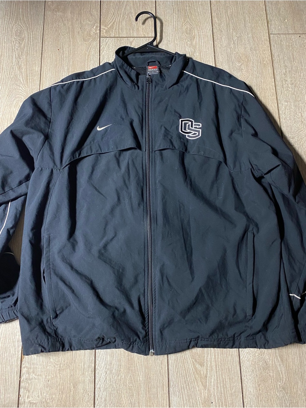 Vintage Nike Oregon State Beavers Windbreaker Track Jacket Black Large Sports